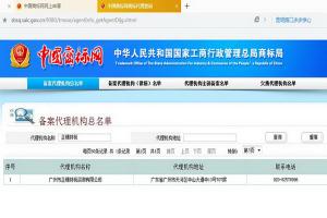 廣州正穗財稅咨詢有限公司是正規(guī)國家商標局備案代理機構